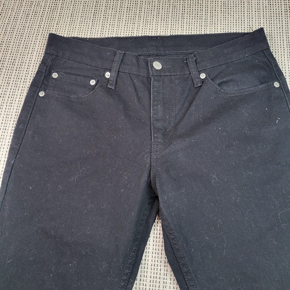 Levis 511 Jeans Mens 30x32 Black‎ Slim Fit Tapered 5 Pocket Denim Casual Pants